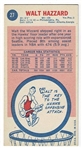 1969 Topps Basketball #27 Walt Hazzard - Atlanta Hawks RC